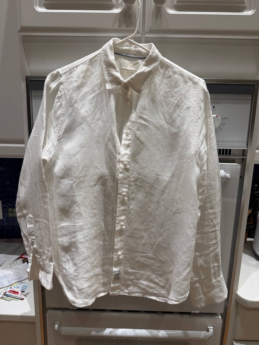 J crew linen blouse